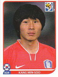 Kang Min-Soo South Korea samolepka Panini World Cup 2010 #149